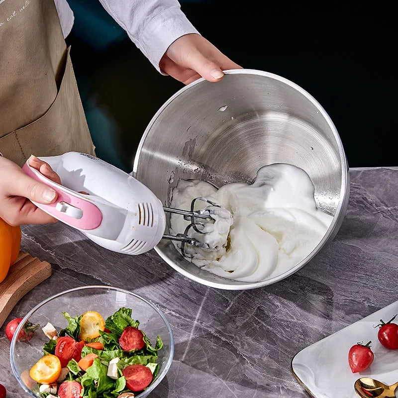 Salad Spinner 6L Stainless Steel Manual Vegetable Dryer Strainer Bowl – Silver