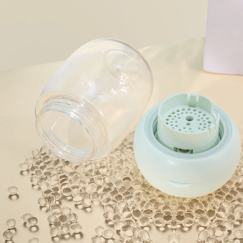 Pet Travel Bowl 500mL Collapsible 2 in 1 Food and Water Cup Portable Outdoor Feeder - Green