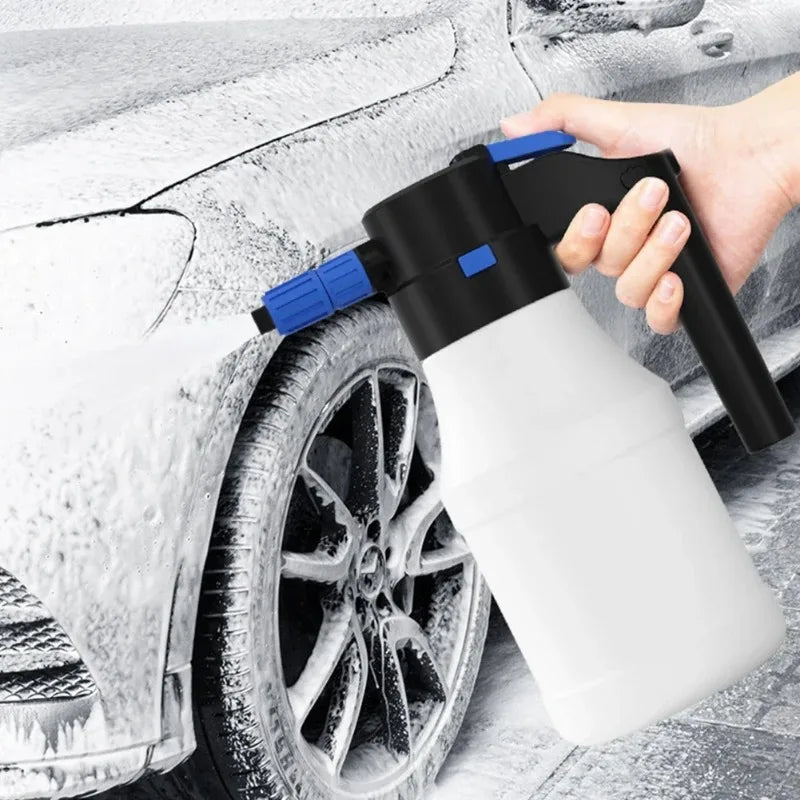 Foam Sprayer 2300mAh Rechargeable Car Wash Bottle Adjustable Lance Cleaning Tool