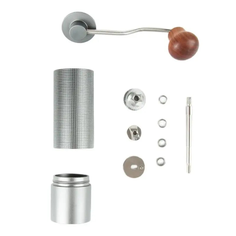 Coffee Bean Burr Mill 20g Manual Hand Tool Metal Body Portable Adjustable Settings – Black