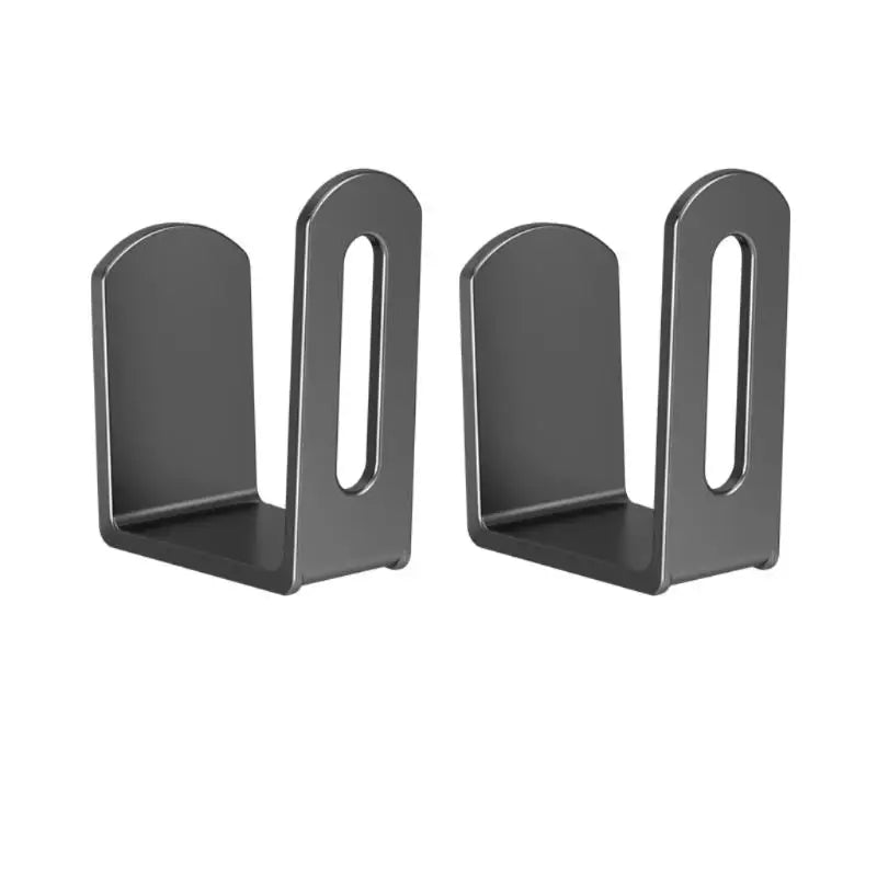 Router Wall Mount Bracket 2 Pack Metal WiFi Modem and Set-Top Box Holder - Grey