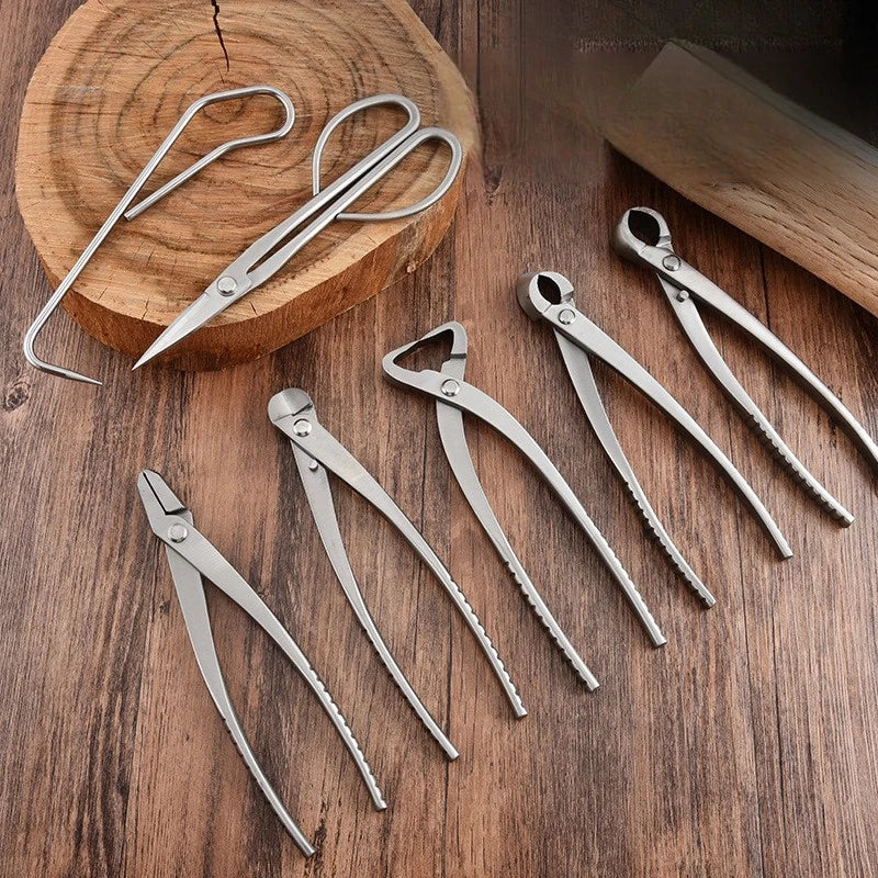 Bonsai Pruning Shears Set – 7-Piece Hand Pruner Scissors for Gardening & Tree Trimming