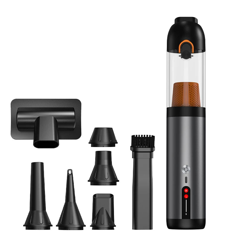 Vacuum Cleaner 300mm Portable Cordless Handheld Dust Collector with Strong Suction Battery