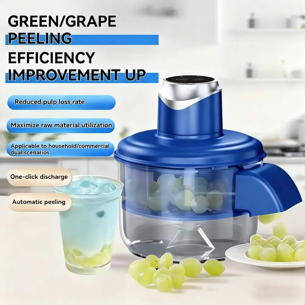 Automatic Garlic and Fruit Peeler 50W Stainless Steel Blade Electric Kitchen Peeler