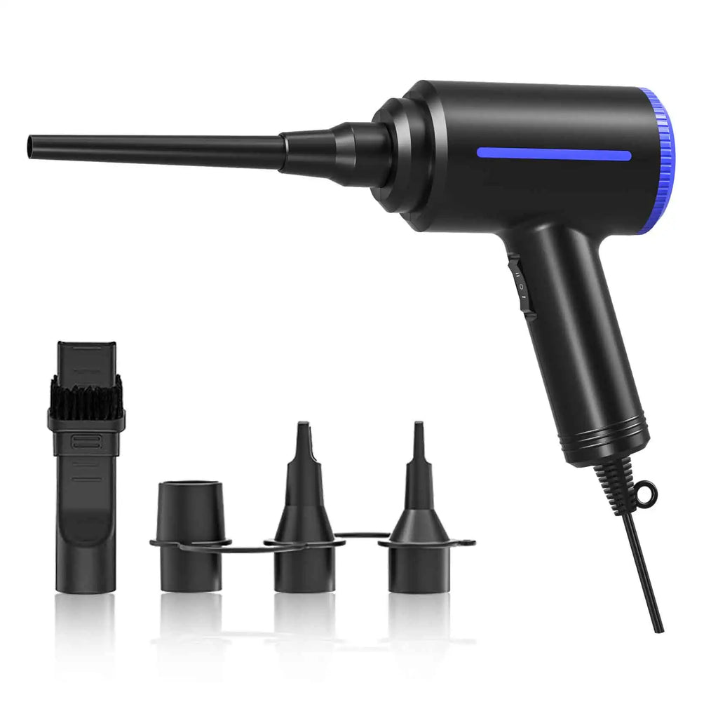 Cordless Electric Air Duster 500W Portable Handheld Blower Cleaner with 2 Speed Settings