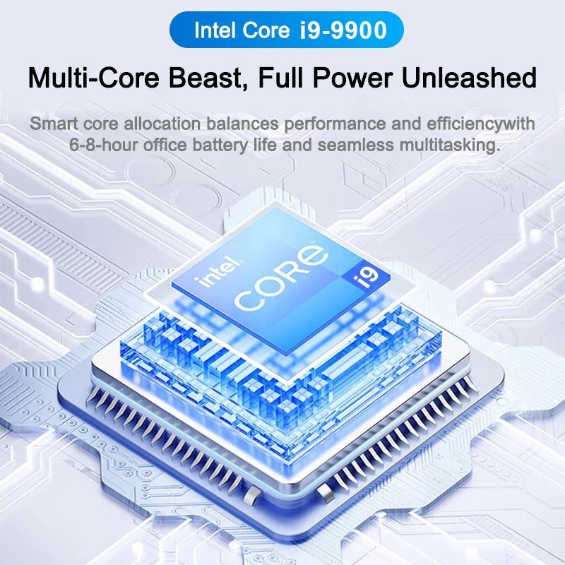 Laptop Computer 15.6 Inch Full HD Display Intel Core i9-9900 16GB RAM 512GB SSD Windows 11