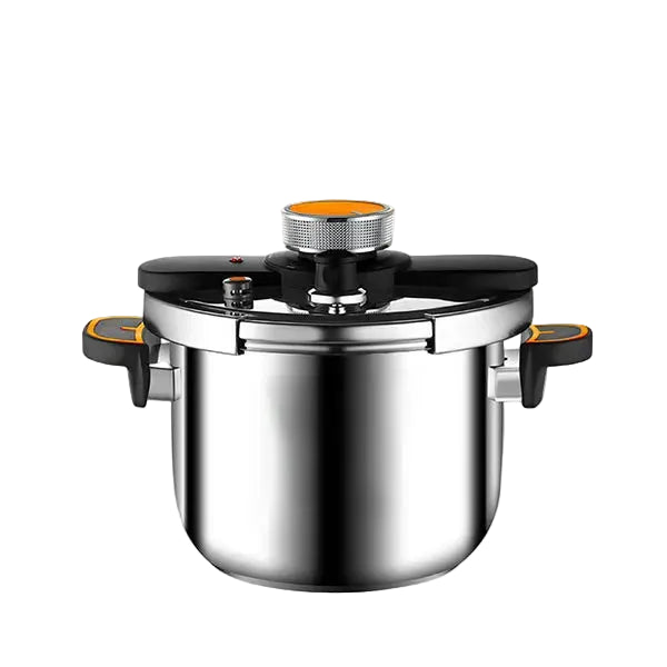 6L Stainless Steel Pressure Cooker – One-Hand Locking Multi-Cooker for Gas & Induction Stove