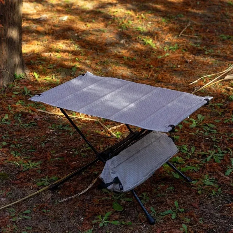 Camping Table UHMWPE Tactical Folding Table Ultralight Aluminum Alloy – Grey