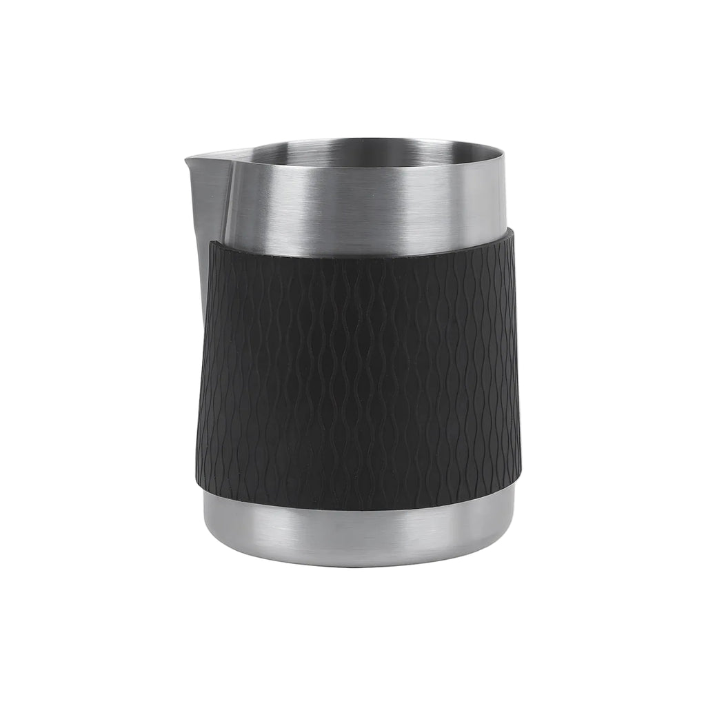 Espresso Milk Pitcher 500ml Handleless Stainless Steel Frothing Jug with Sharp Spout - Black