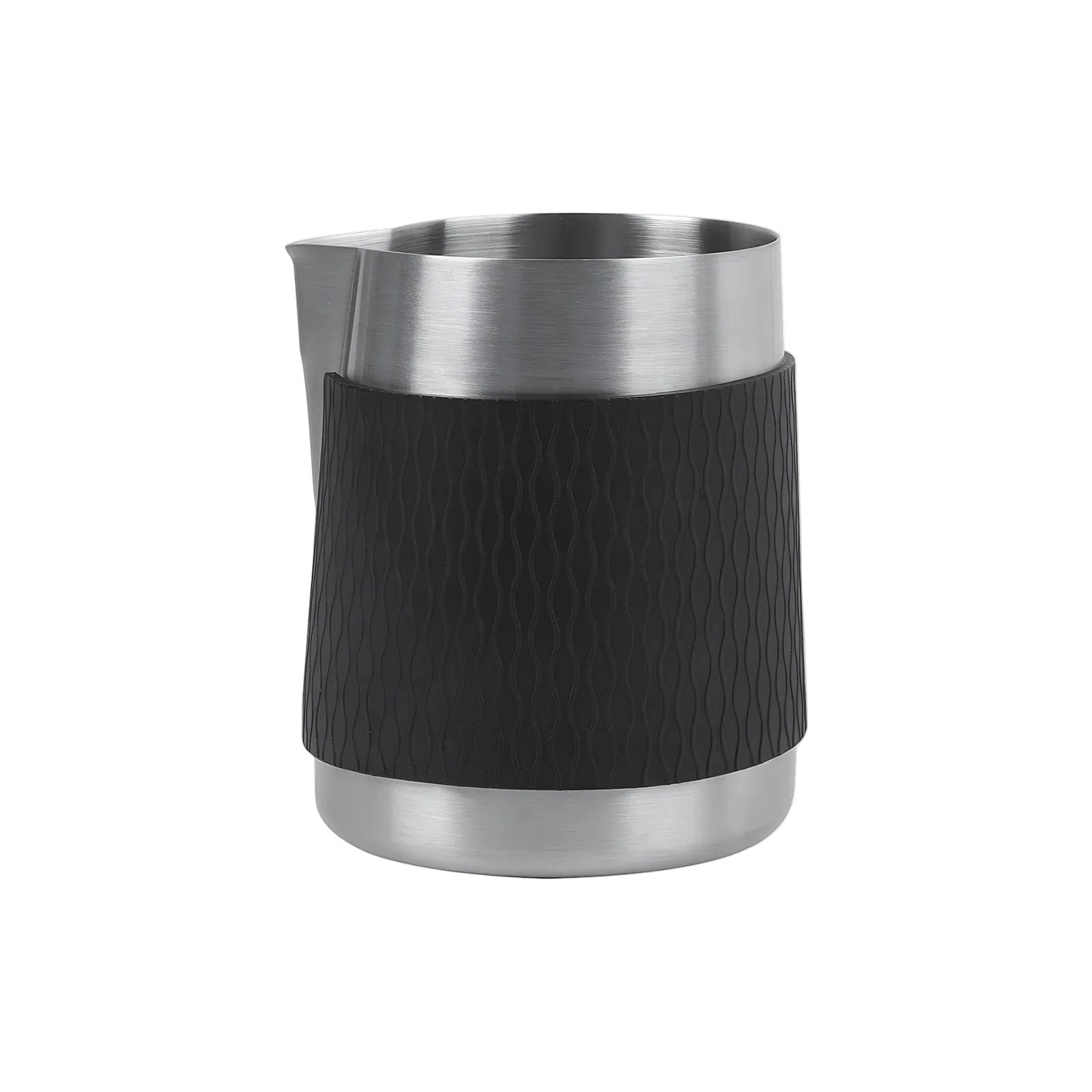 Espresso Milk Pitcher 500ml Handleless Stainless Steel Frothing Jug with Sharp Spout - Black