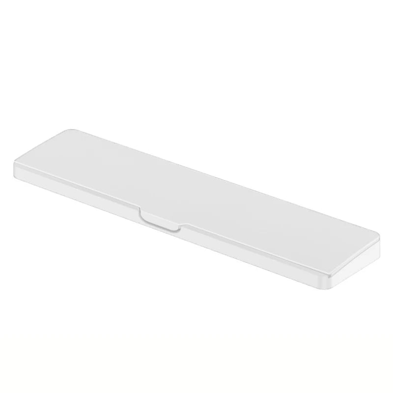 Ergonomic Keyboard Wrist Rest with Hidden Storage Compartment Memory Foam Wrist Support for Office and Gaming – White