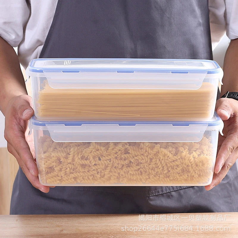 Large Plastic Bread Loaf Storage Container Airtight Bread Box with Lid