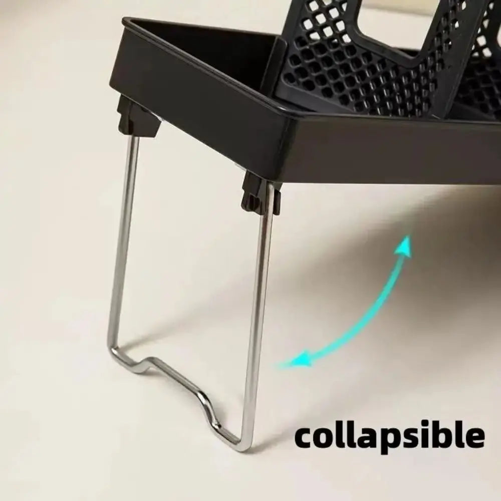 Disposable Cup Holder Single Row Detachable Coffee Cup Storage Rack Large Capacity Space Saving Organizer – White