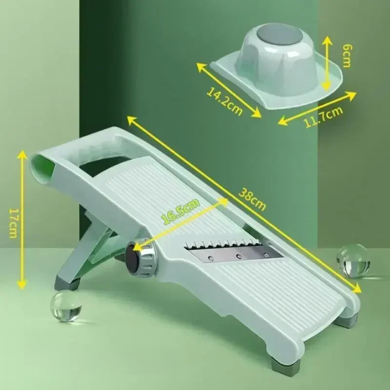 Multi-Function Vegetable Slicer Adjustable Manual Fruit Grater Potato Shredder Kitchen Tool