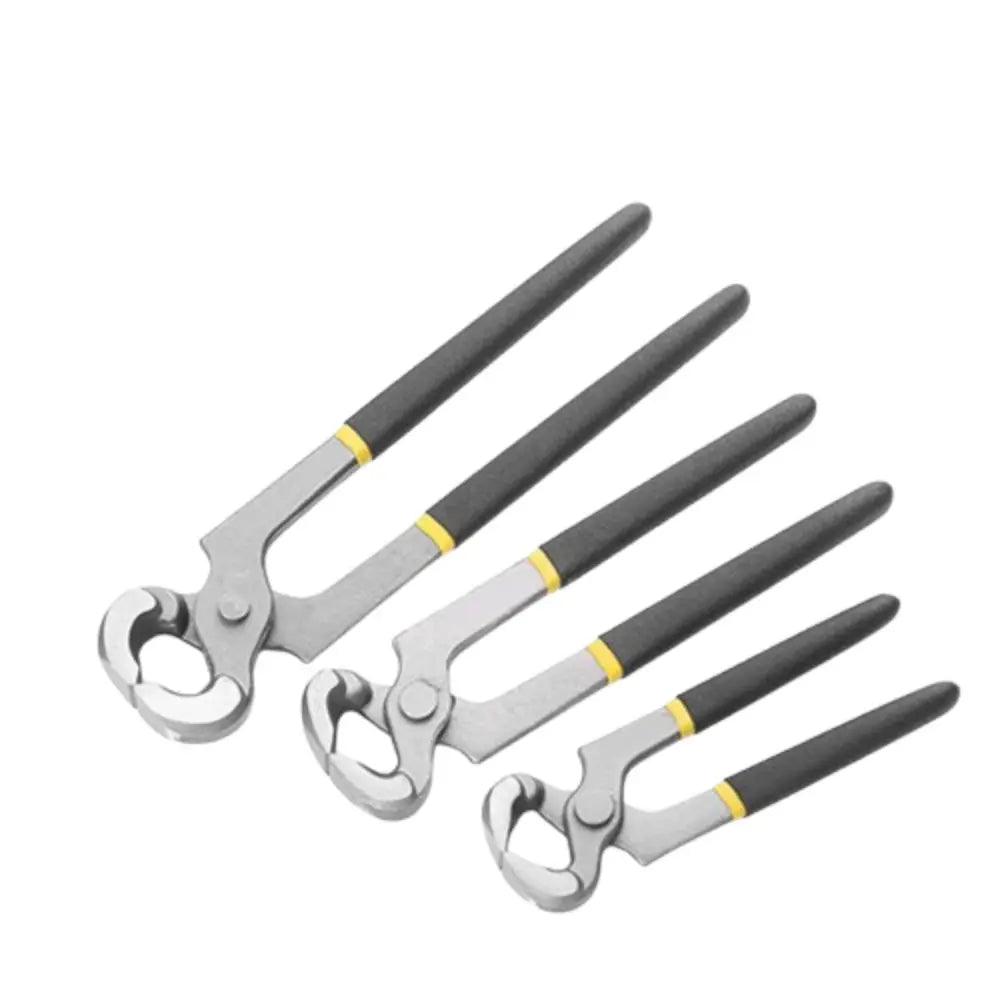 10 Inch Flat Nose End Cutting Pliers High Carbon Steel Non-Slip Grip Repair and Cutting Tool