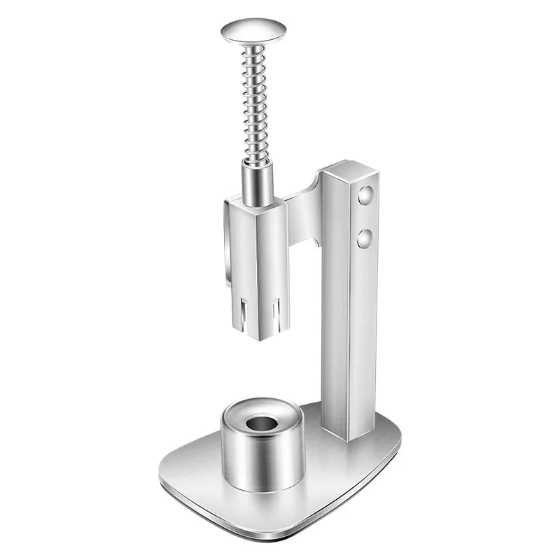 Stainless Steel Fruit Corer and Seed Remover Manual Cherry Olive Date Pitter Tool – Silver