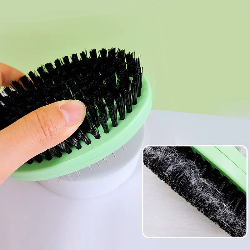 Pet Grooming Comb Double Sided Stainless Steel Deshedding Brush Coat Care Tool for Dogs and Cats