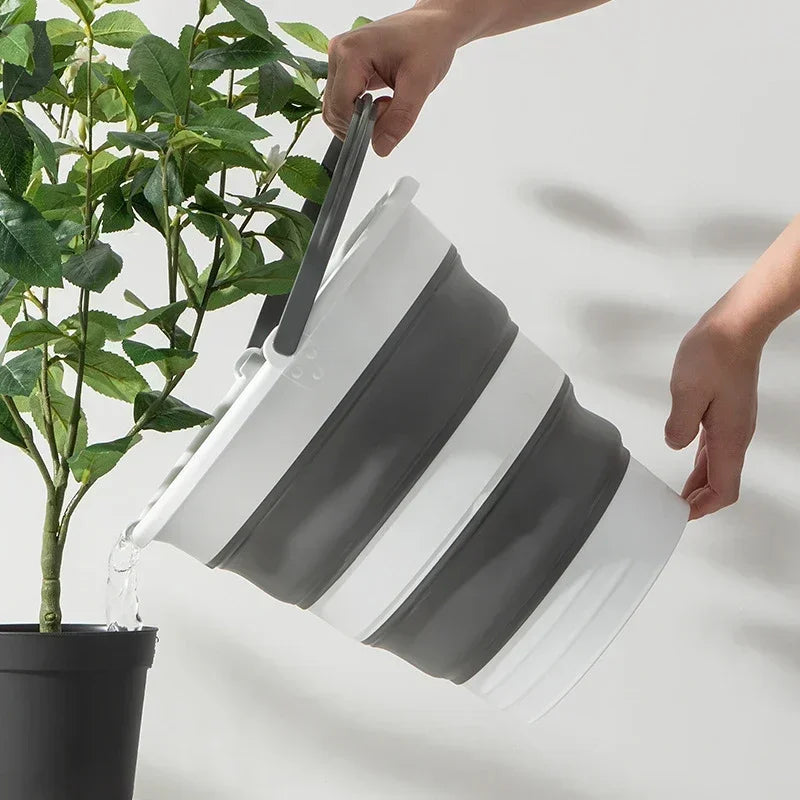 Collapsible Folding Bucket with Handle Space Saving Portable Water Bucket – 10L