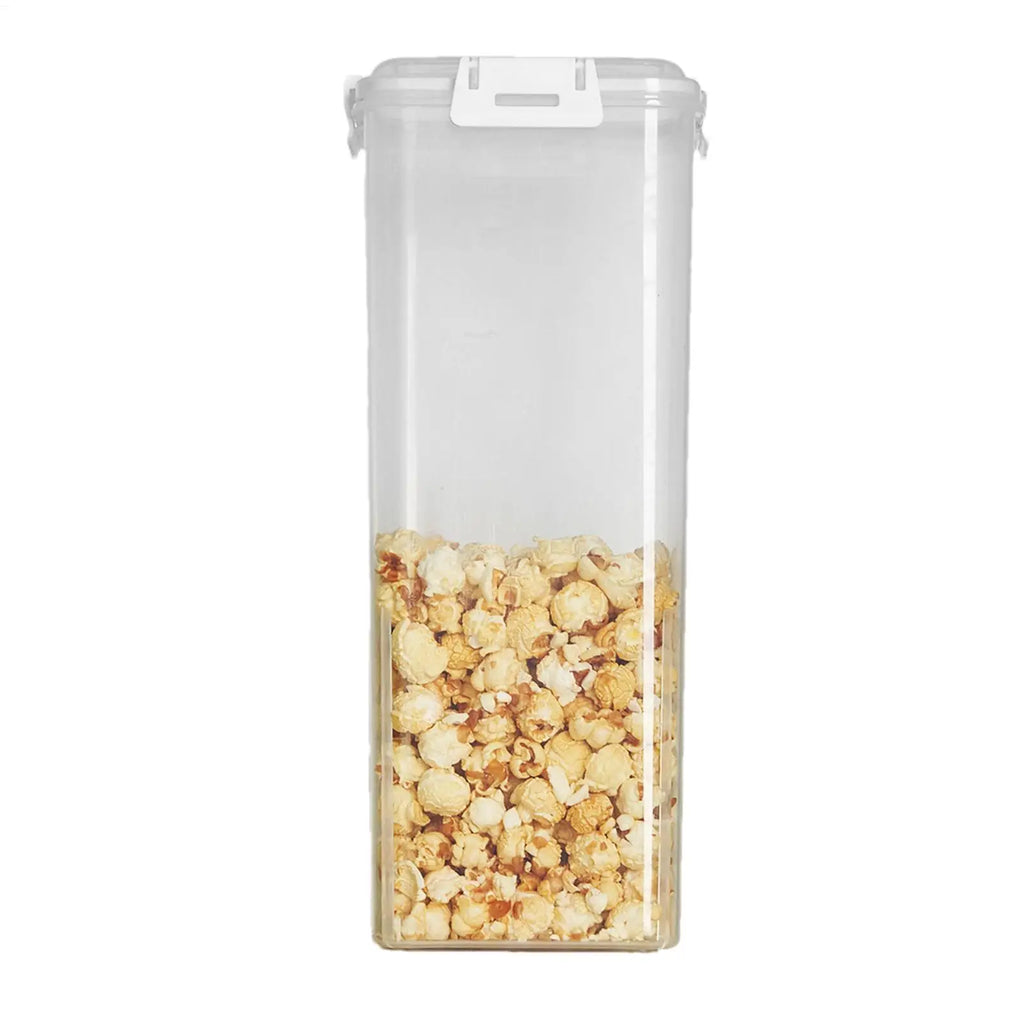 Transparent Bread Storage Container with Lid & Internal Tray – Black