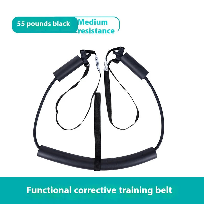 Training Belt Resistance Strap Adjustable Core Stability Tension Rope for Strength and Mobility Workouts  - 55lbs