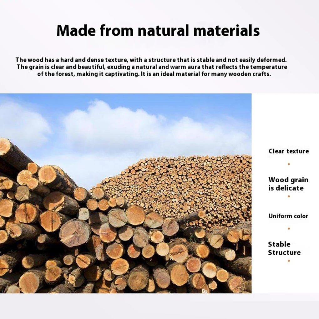 3-Tier Wooden Serving Tray Stand for Cakes, Desserts and Table Display