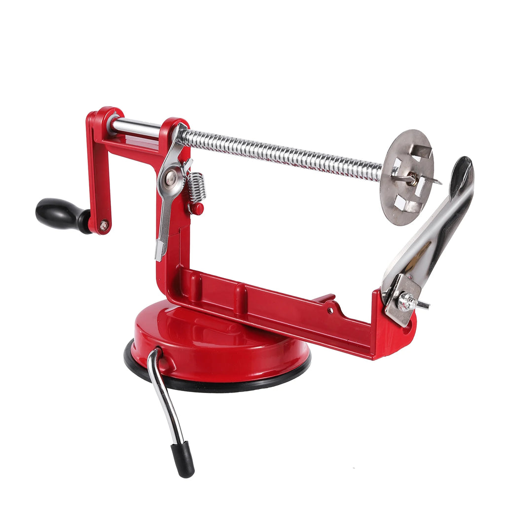 Manual Spiral Vegetable Slicer Hand Crank Potato Spiral Cutter Stainless Steel Fruit and Vegetable Slicing Machine