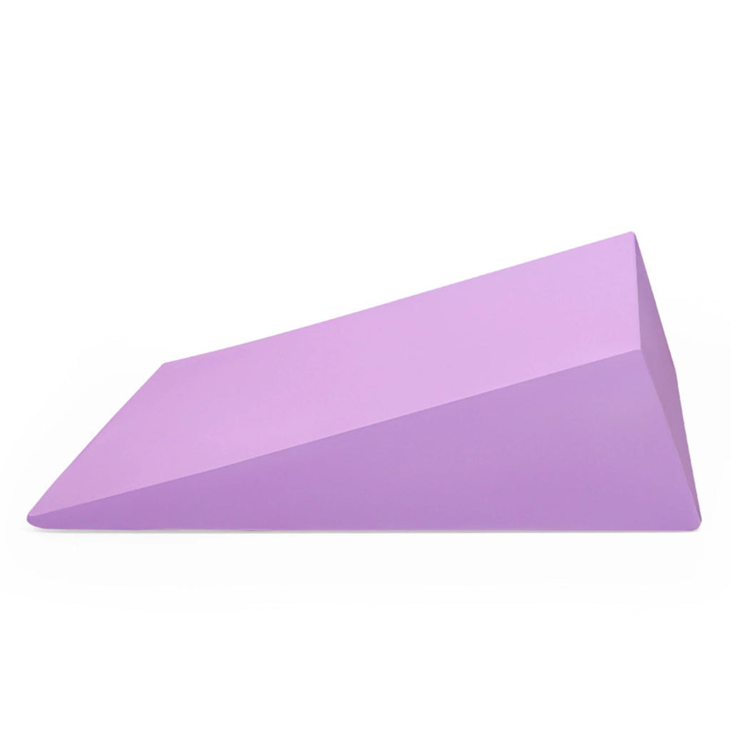 Squat Wedge Block Non Slip EVA Slant Board 32.5x30x9cm Portable Calf Stretch and Balance Trainer - Purple