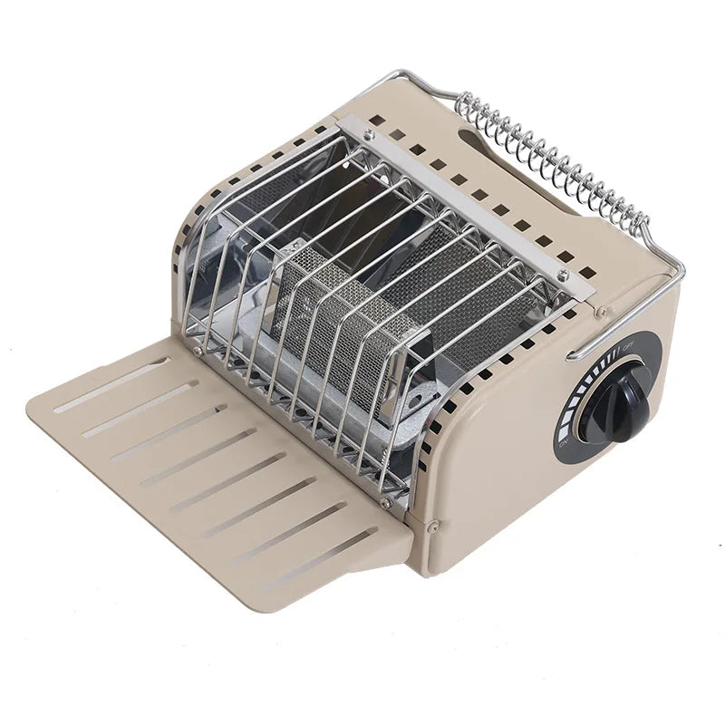 Camping Gas Stove Portable Outdoor Burner Cooking Stove - Khaki
