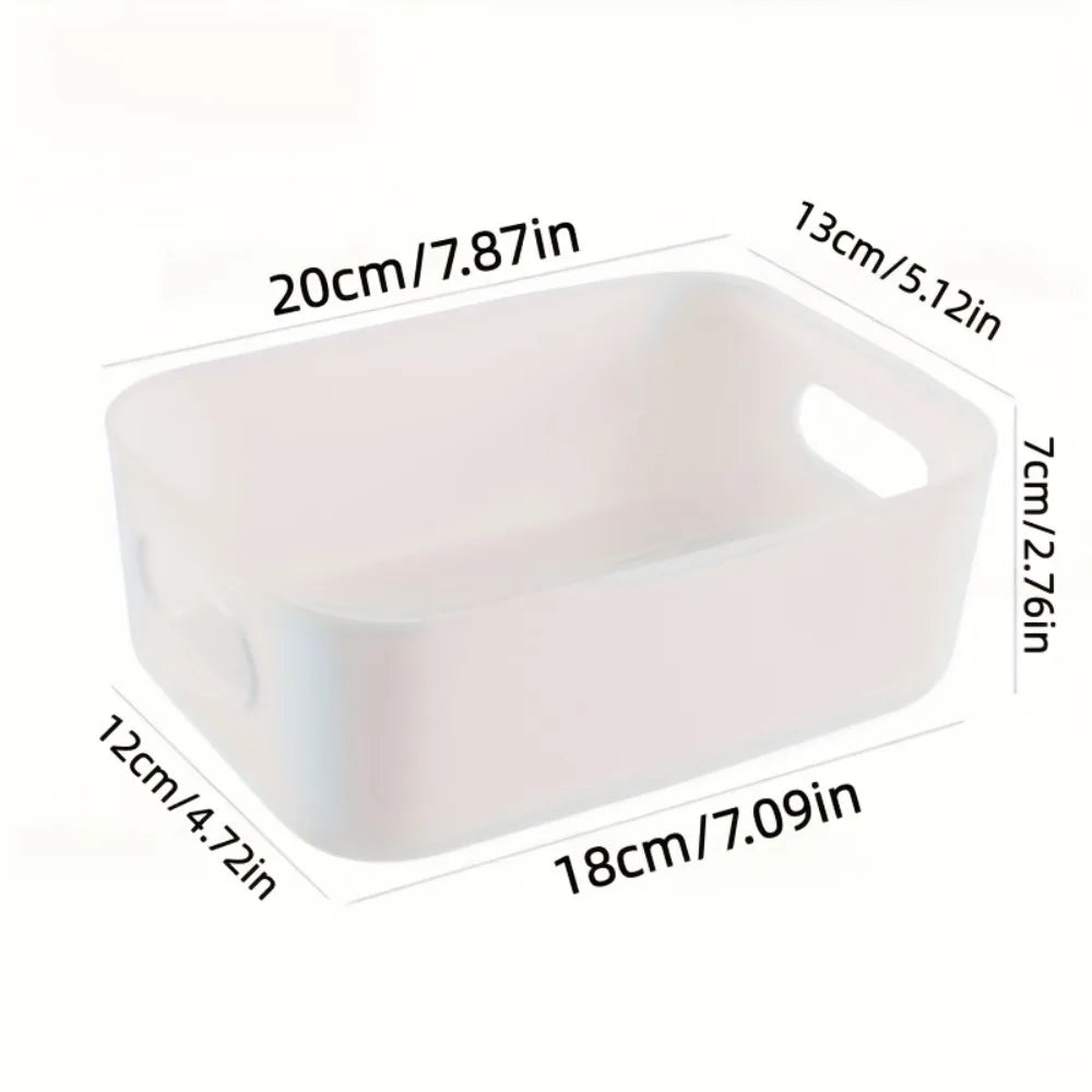 Storage Basket 10 Piece Plastic Desktop Organiser for Kitchen Bathroom and Office