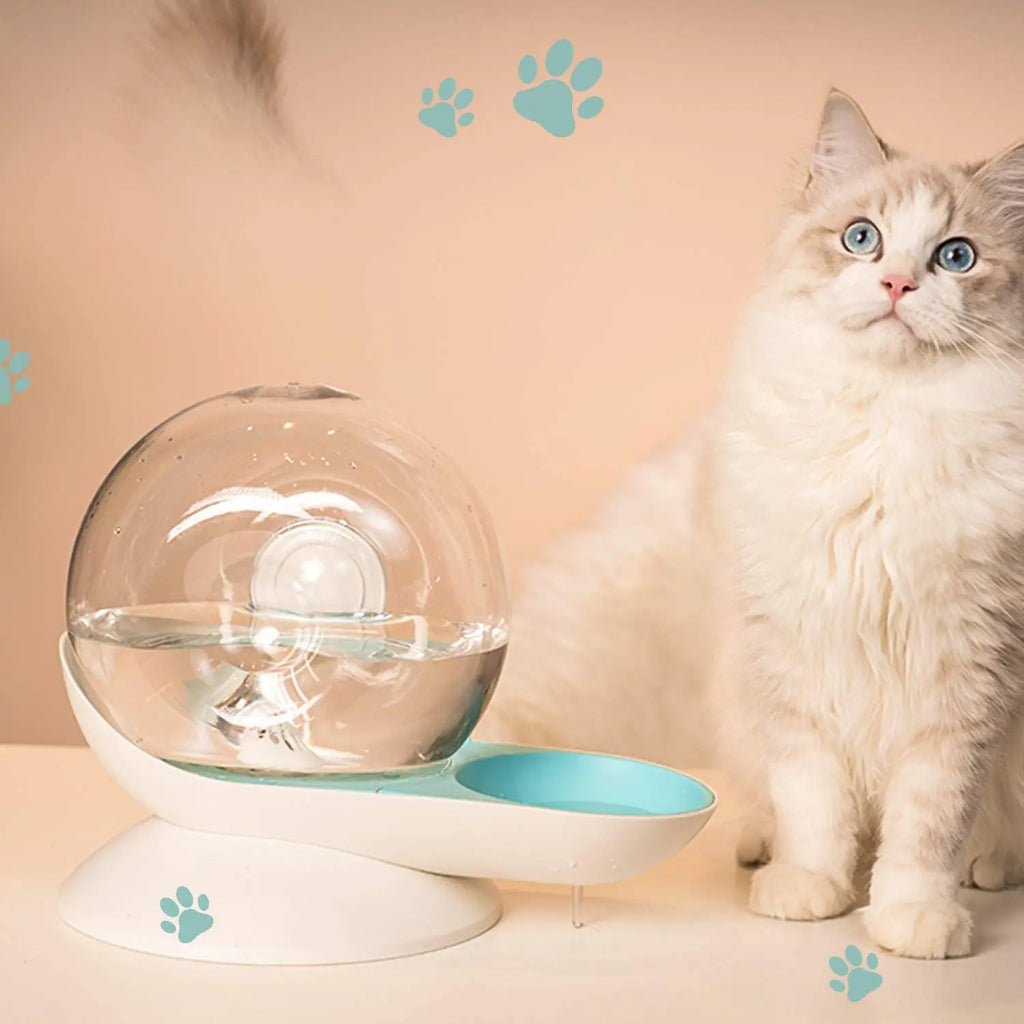 Pet Water Fountain 2.8L Automatic Drinking Bowl Detachable Design for Cats and Dogs - Pink