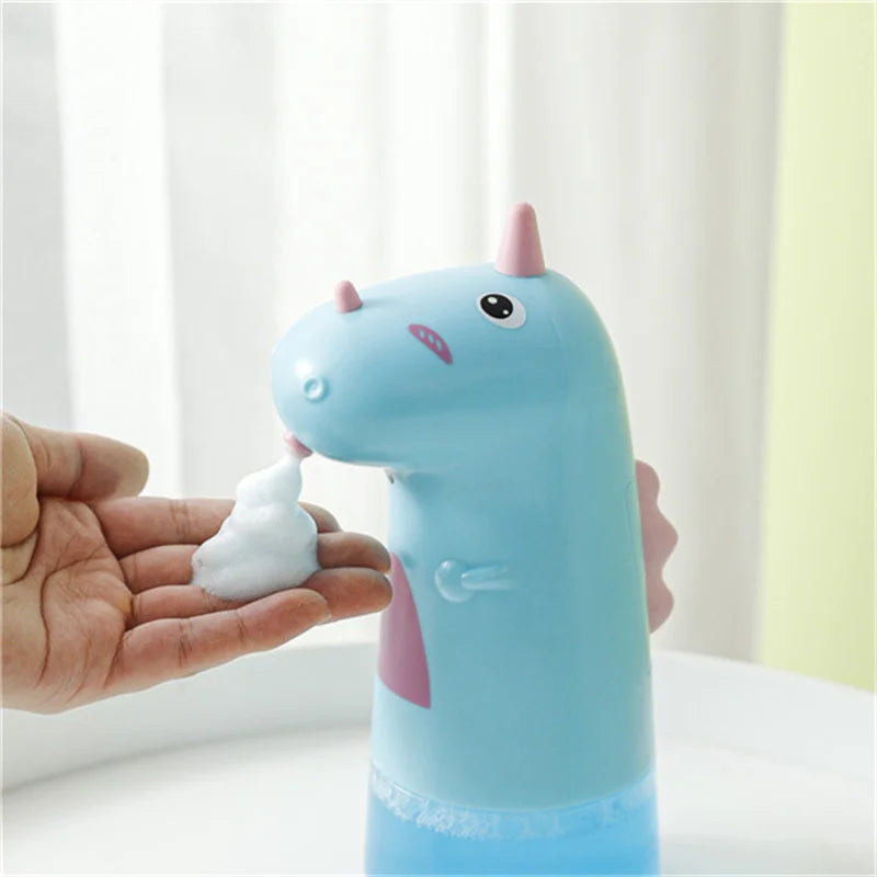 Unicorn Automatic Foaming Soap Dispenser 250ml USB Rechargeable Touchless Hand Soap Dispenser for Bathroom and Kitchen – Blue