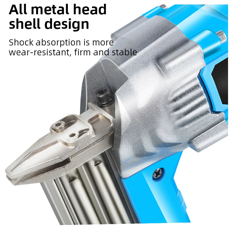 Electric Nail Gun Heavy Duty 2300W Straight Staple Nailer F15-F30 Woodworking Furniture Fastening Tool