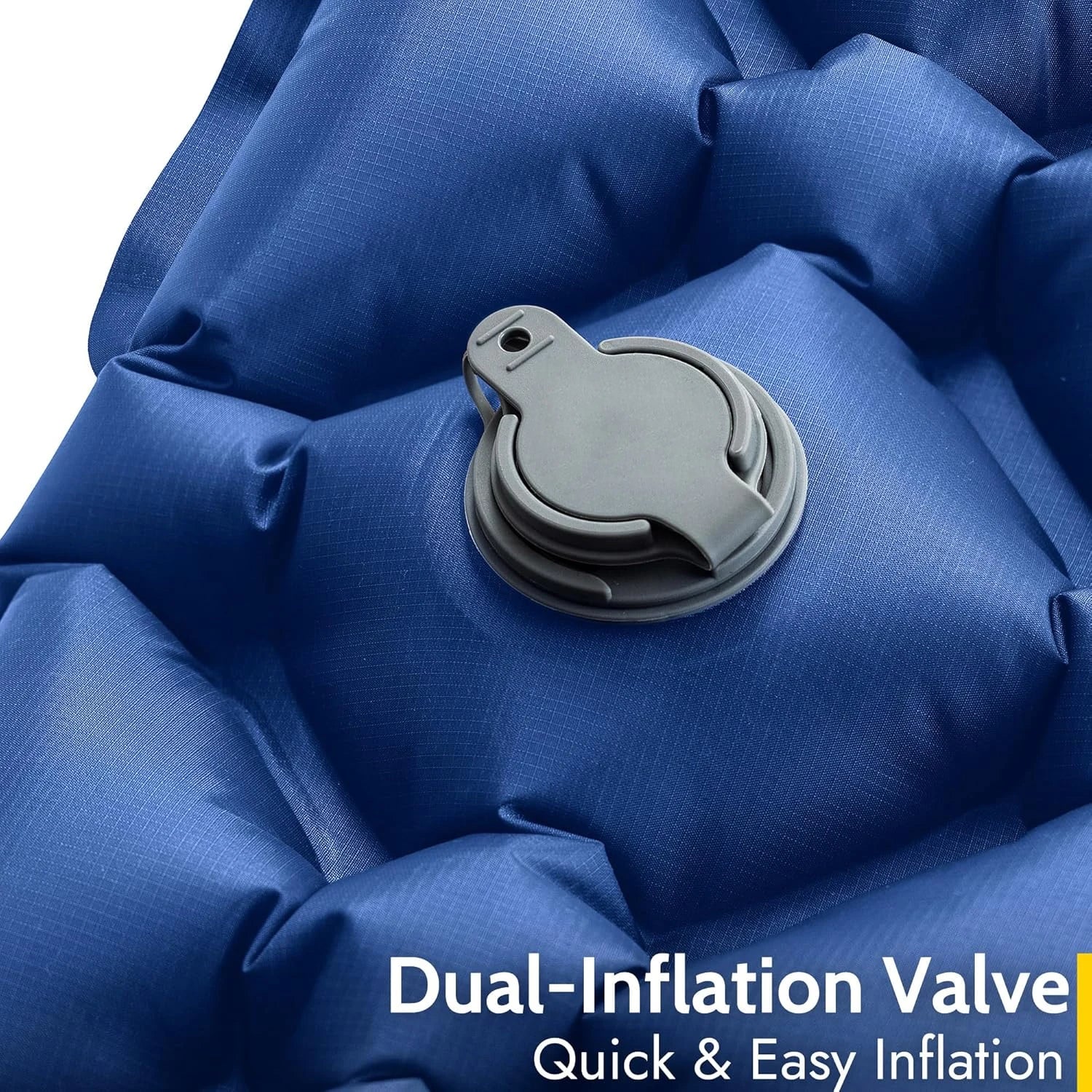 Camping Sleeping Pad Inflatable Mattress Ultralight TPU Nylon Travel Mat 190x60cm - Army Green