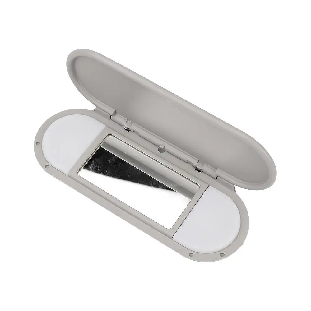 Sun Visor Mirror Cover ABS Interior Vanity Mirror Replacement Easy Installation