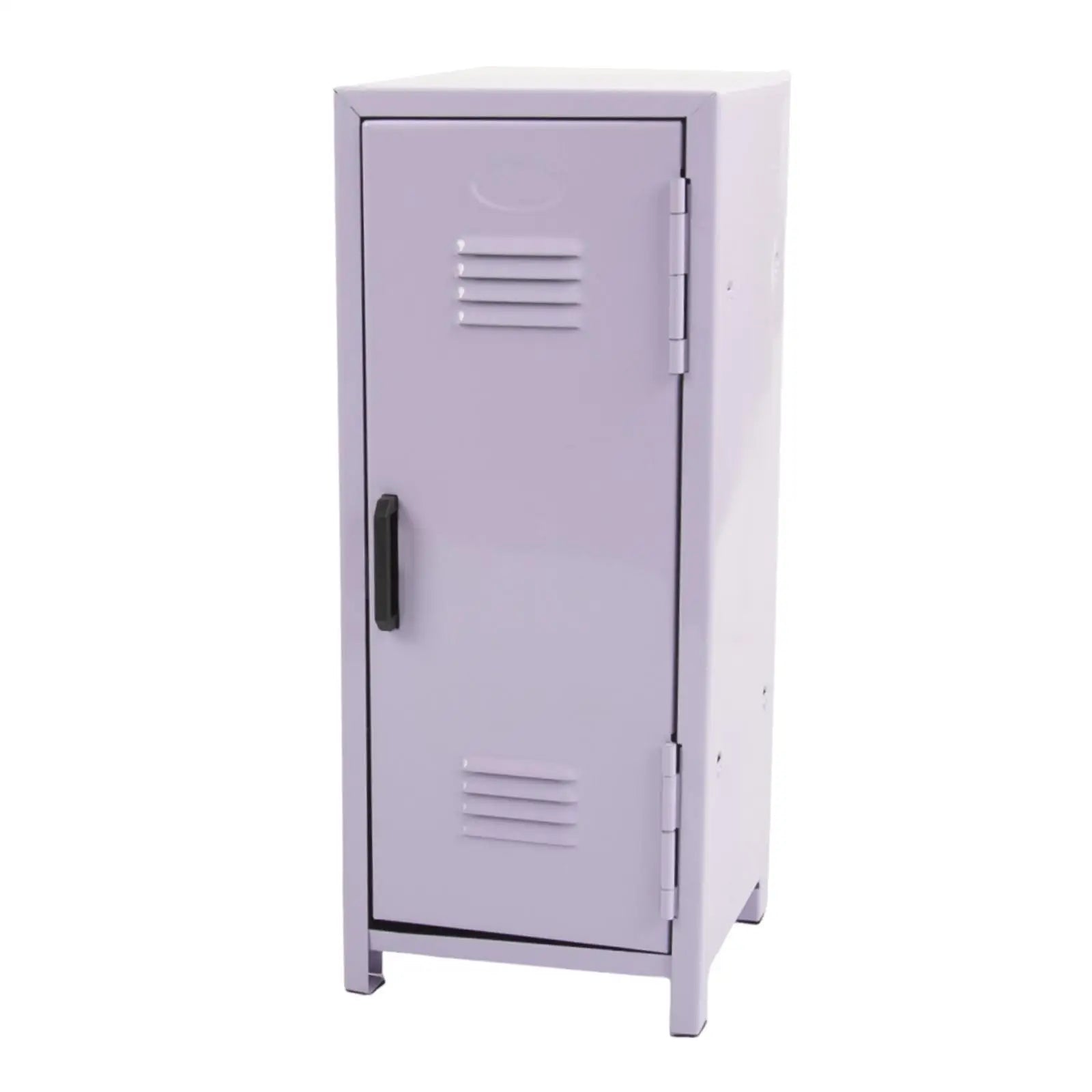 Storage Cabinet Portable Metal Desktop Locker 2 Tier Organizer - Purple