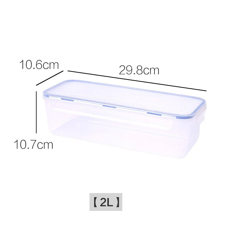 Medium Plastic Bread Loaf Storage Container Airtight Bread Box with Lid
