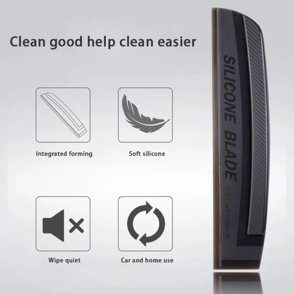 Car Window Squeegee Silicone Water Blade Non Scratch Paint Protection Drying Tool for Glass and Bodywork
