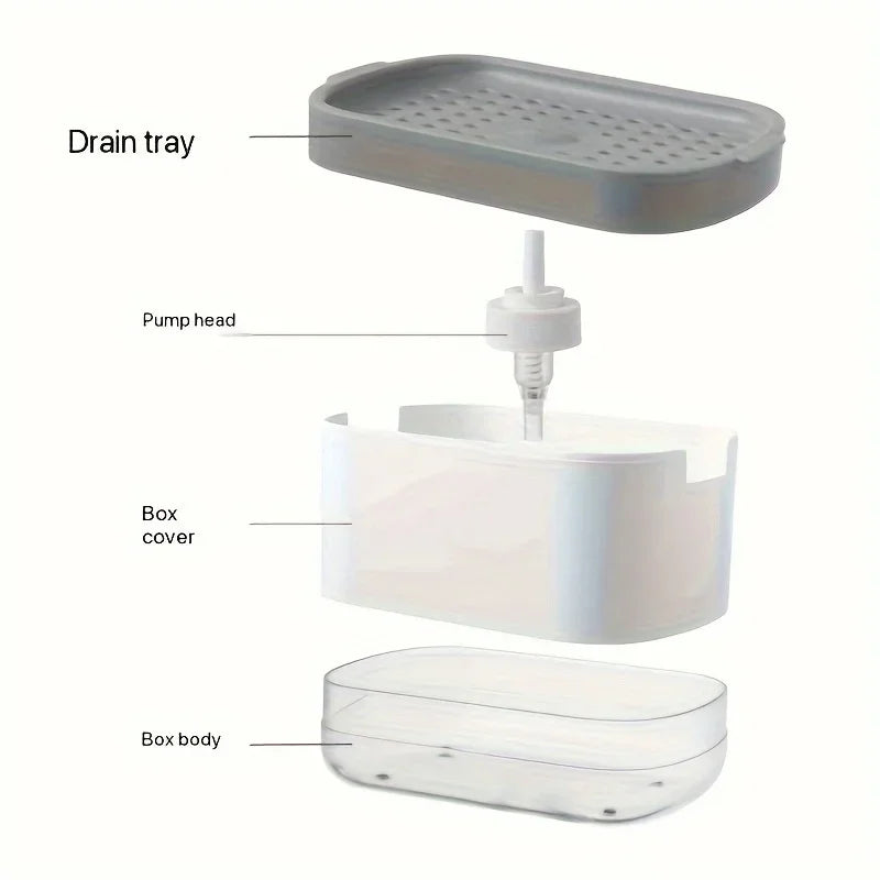 Soap Dispenser 420ML Foaming Pump - White