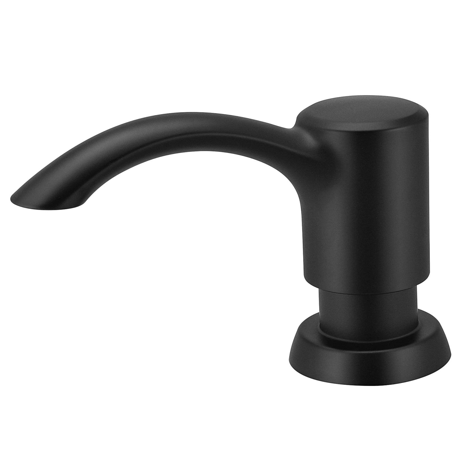 Built In Kitchen Sink Soap Dispenser 360mL 360° Swivel Refillable Liquid Soap Pump – Black
