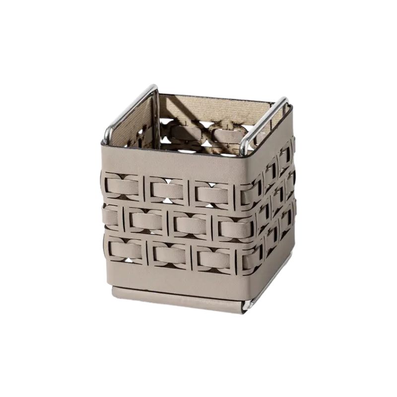 Storage Basket Desktop Organiser with Metal Frame for Home and Office - Black