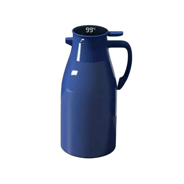Thermos Jug 2L Digital Temperature Display Insulated Coffee Flask - Red