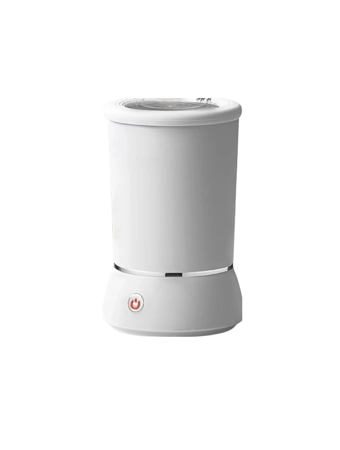 Dog Paw Cleaner 17 cm USB Rechargeable Automatic Washer with 2 Speeds and Removable Brush - White