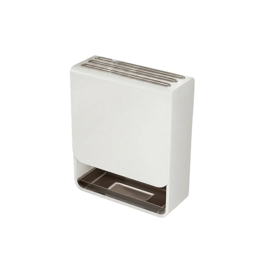 Knife Storage Rack Wall Mounted Steel Kitchen Organiser - Silver
