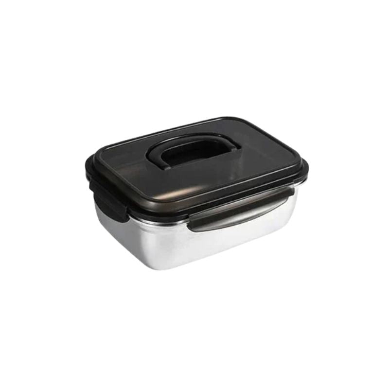 Lunch Box 3.8L 304 Stainless Steel Food Storage Container with Sealed Lid and Carry Handle