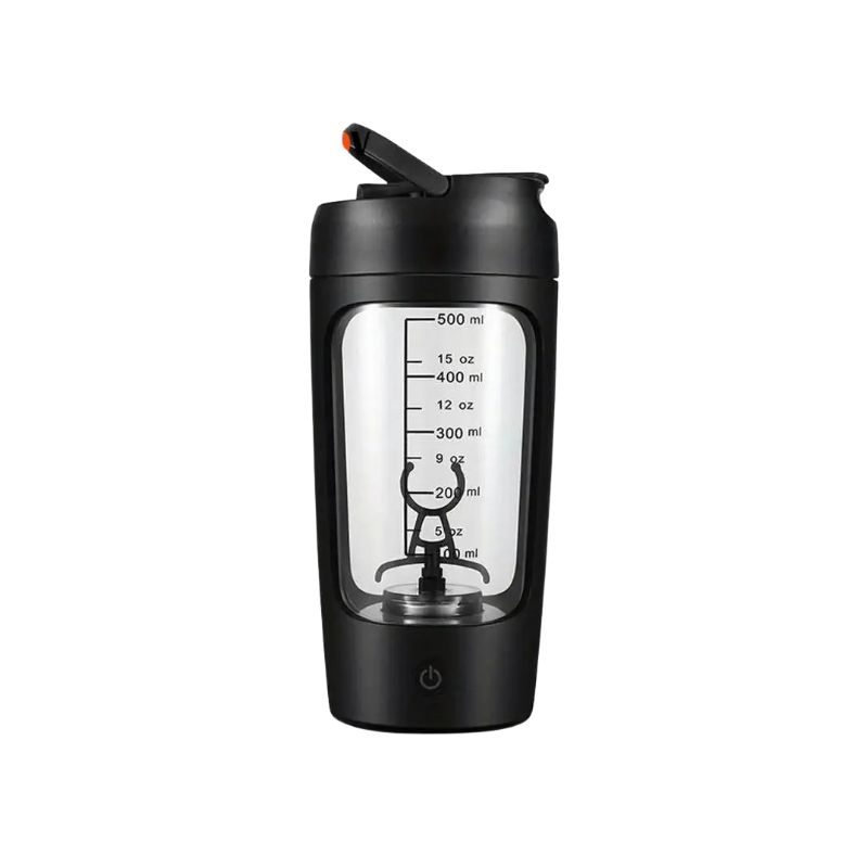 Electric Protein Shaker Bottle 500mL USB Rechargeable 7000RPM Automatic Mixer with Tritan Cup - White