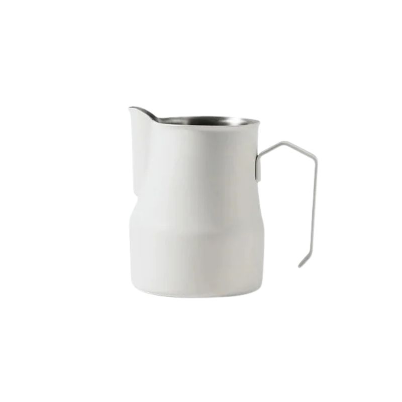 Milk Frothing Pitcher 350 mL Stainless Steel Measuring Jug with Pouring Spout for Coffee Preparation