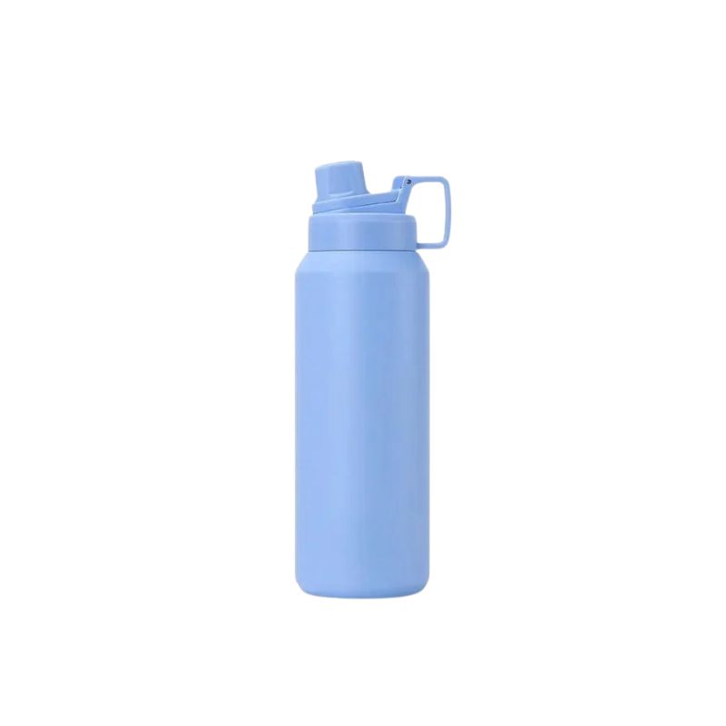 Insulated Water Bottle 1.5L 304 Stainless Steel Thermos Sports Flask - White