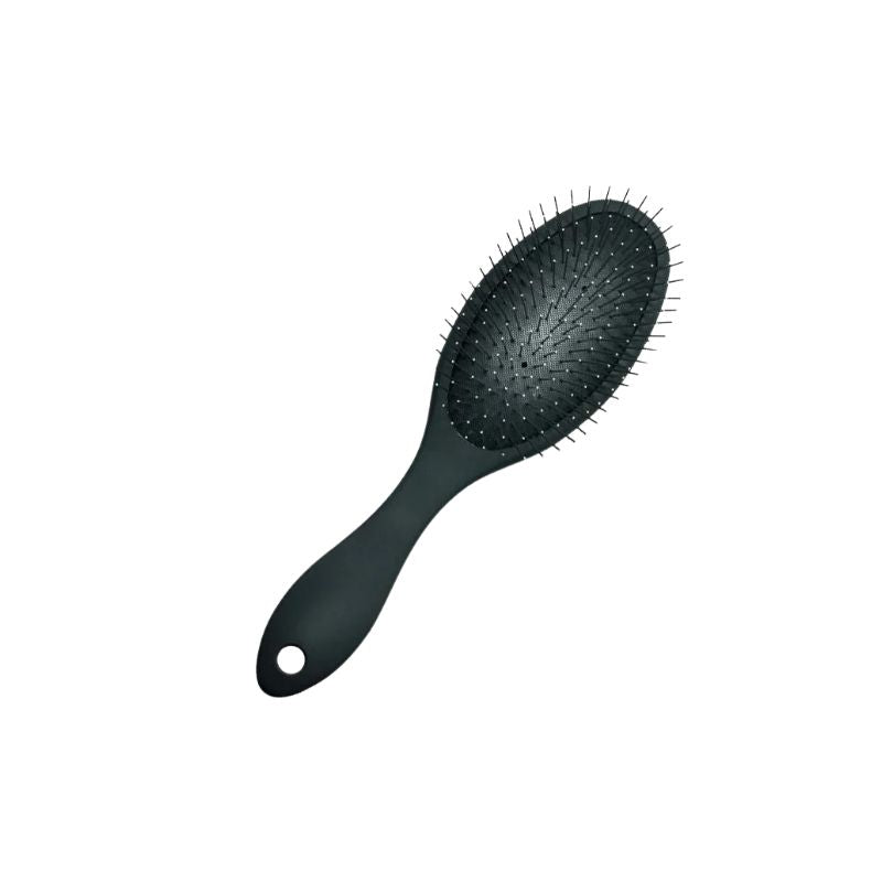 Pet Grooming Comb Stainless Steel Pin Dog and Cat Detangling Brush - Black