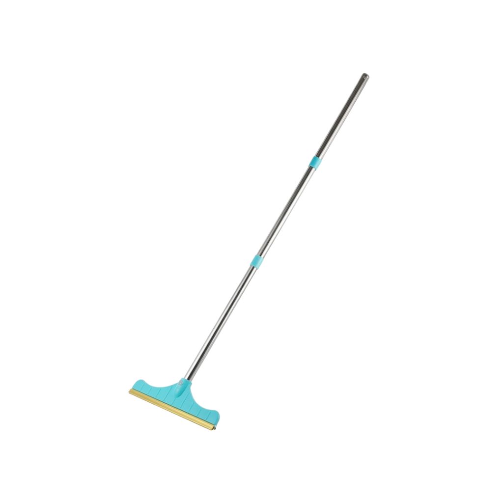 Pet Hair Broom 83.8 cm Long Handle Non-Stick Carpet Fur Removal Brush - Grey