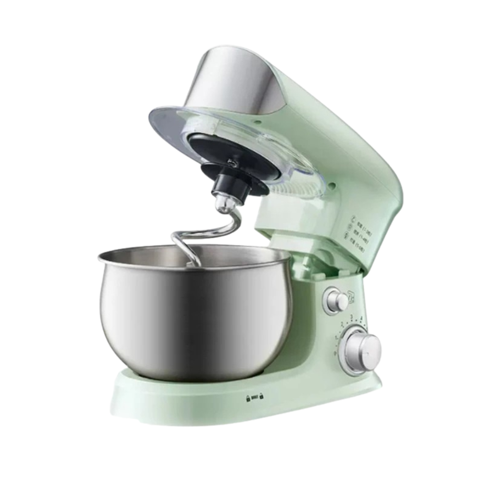 Stand Mixer 3L 600W Electric Kitchen Mixer with Stainless Steel Bowl 6 Speed Tilt Head - Green